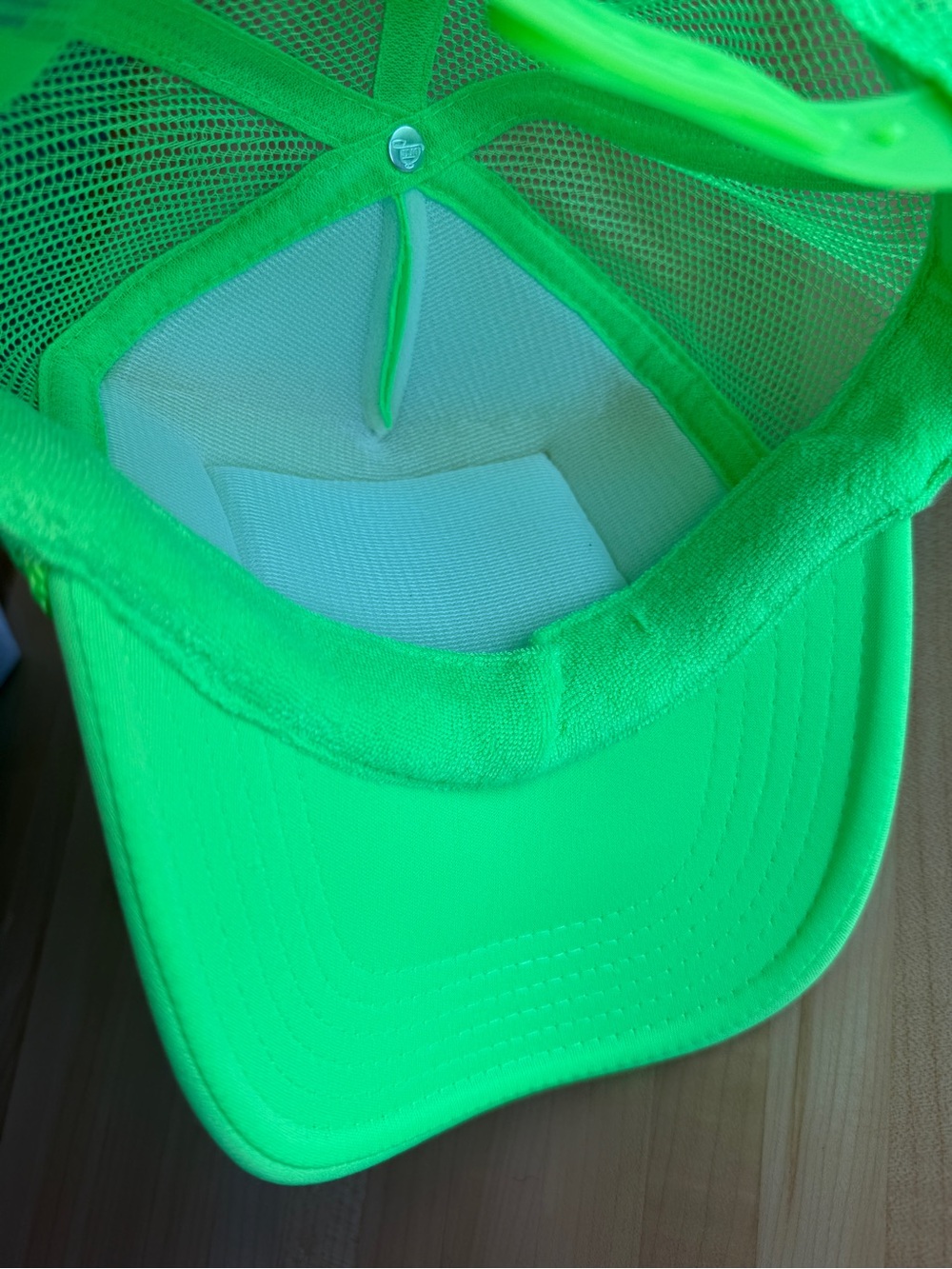 Aviator Nation Neon Green Locals Only Trucker Hat - Picture 5 of 10